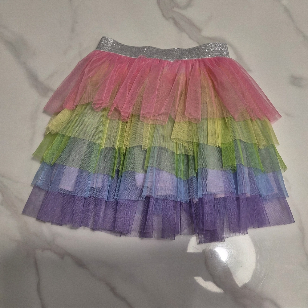 Rainbow Tutu Skirt, Girls size 9-10, EUC - Picture 8 of 8